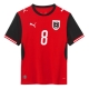 Billige Fotballdrakt Østerrike David Alaba #8 Replika Hjemmedrakt VM 2026 Kortermet Billige Fotballdrakt Østerrike David Alaba #8 Replika Hjemmedrakt VM 2026 Kortermet